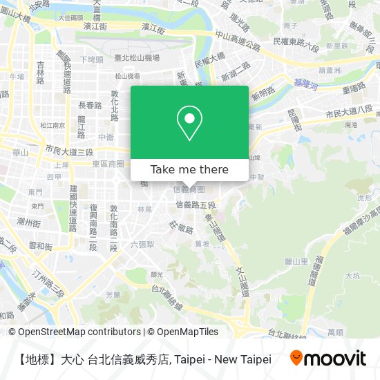 【地標】大心 台北信義威秀店 map