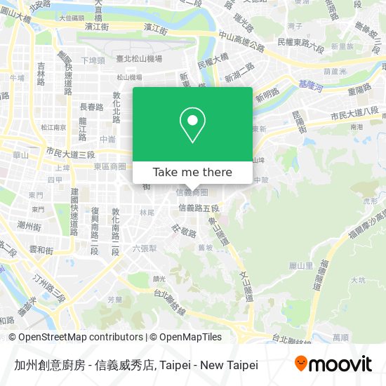 加州創意廚房 - 信義威秀店 map