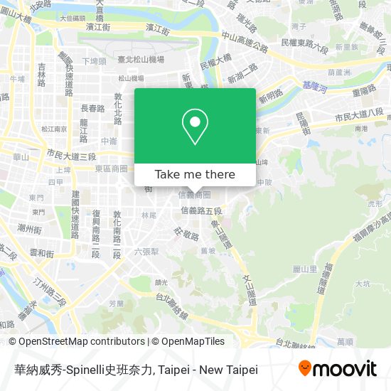 華納威秀-Spinelli史班奈力 map