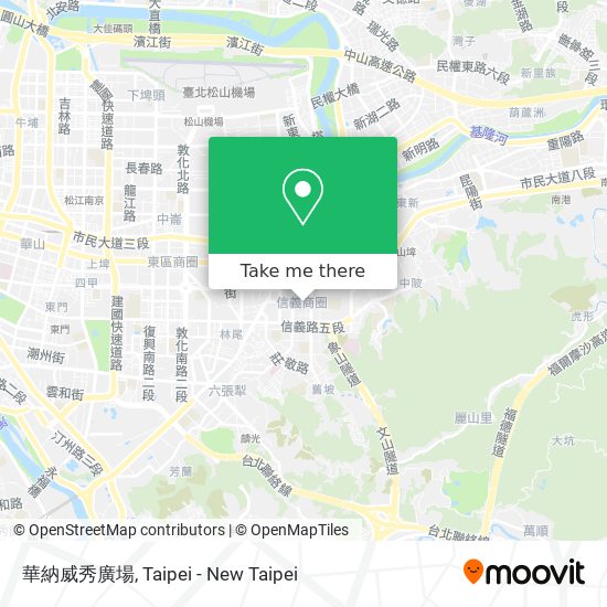 華納威秀廣場 map