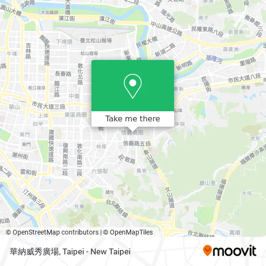 華納威秀廣場 map