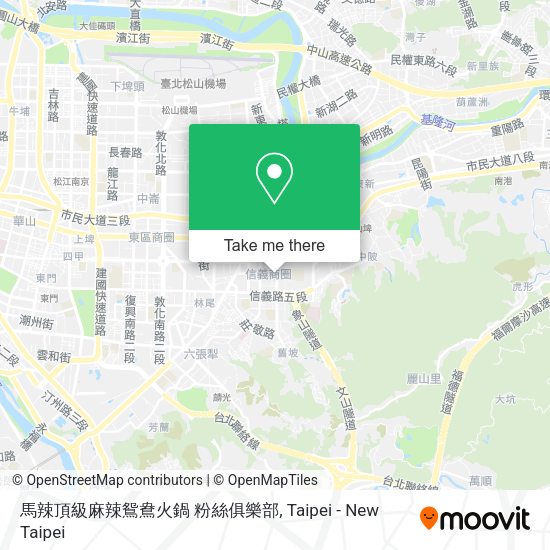 馬辣頂級麻辣鴛鴦火鍋 粉絲俱樂部地圖