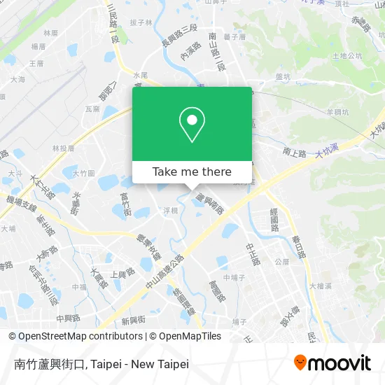 南竹蘆興街口 map