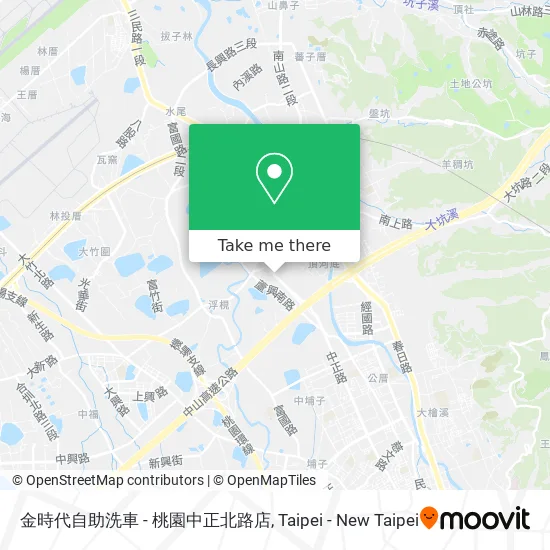 金時代自助洗車 - 桃園中正北路店 map