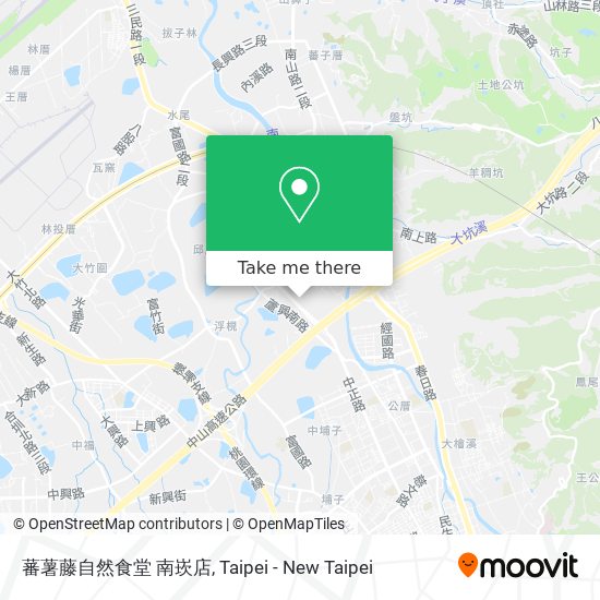 蕃薯藤自然食堂 南崁店地圖