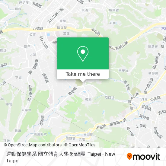 運動保健學系 國立體育大學 粉絲團 map