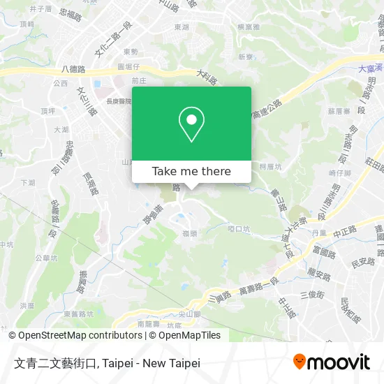 文青二文藝街口 map