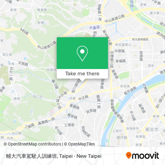 輔大汽車駕駛人訓練班 map