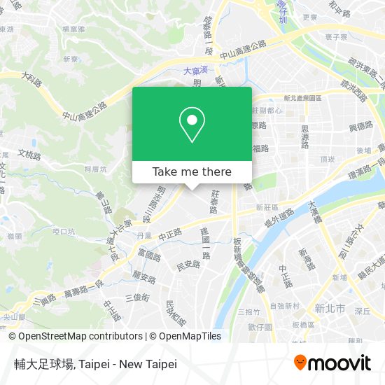 輔大足球場地圖