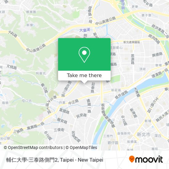 輔仁大學-三泰路側門2 map