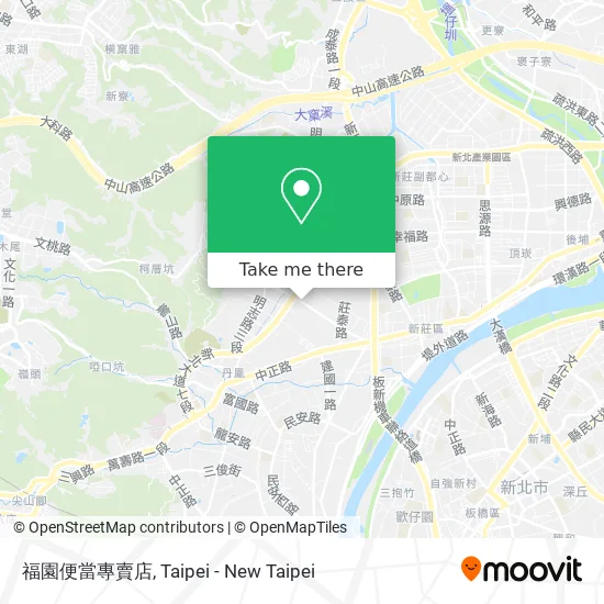 福園便當專賣店 map