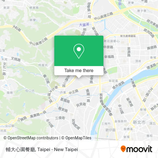 輔大心園餐廳地圖