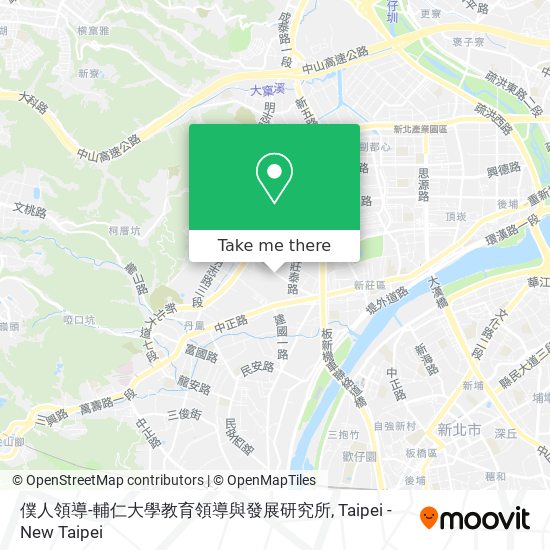 僕人領導-輔仁大學教育領導與發展研究所地圖