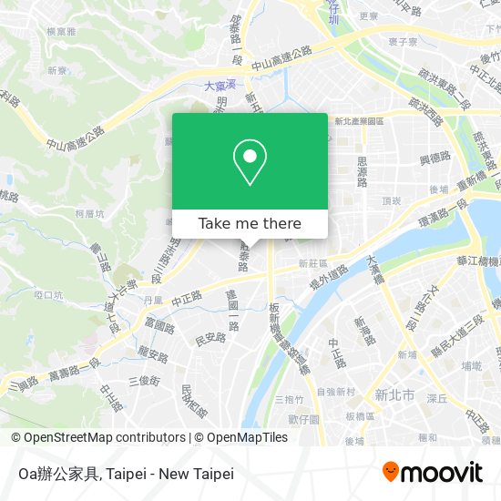 Oa辦公家具地圖