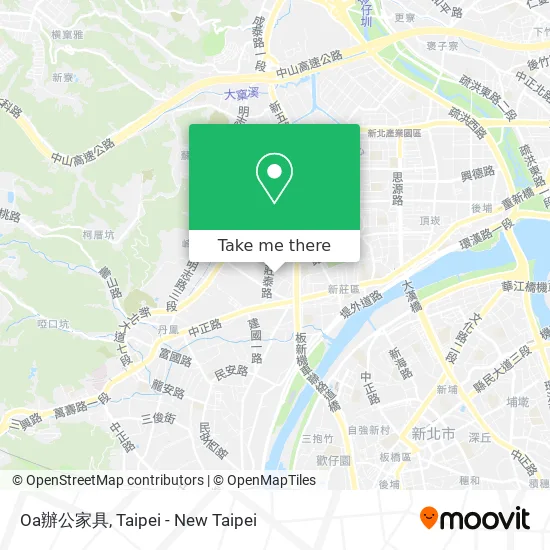 Oa辦公家具地圖
