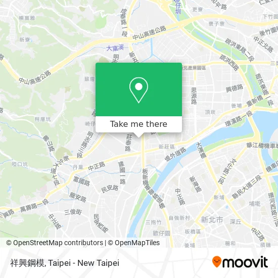 祥興鋼模地圖