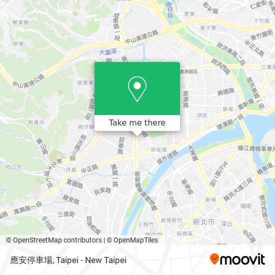 應安停車場地圖