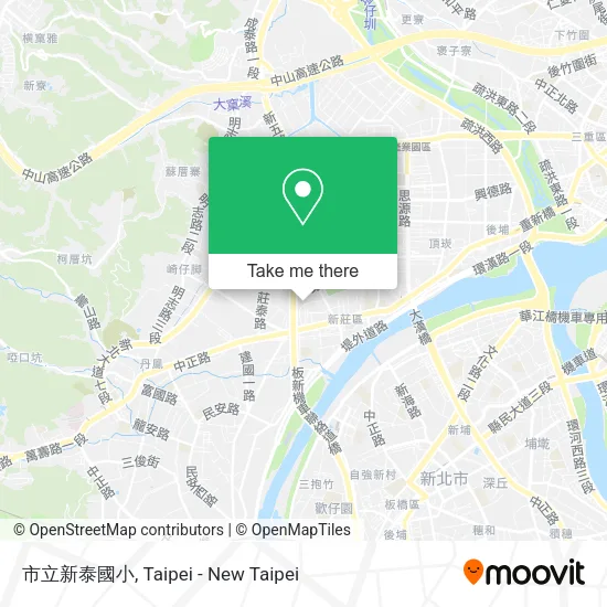 市立新泰國小地圖