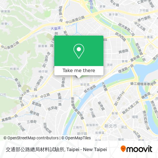 交通部公路總局材料試驗所地圖