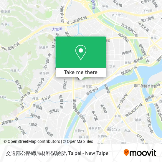 交通部公路總局材料試驗所地圖