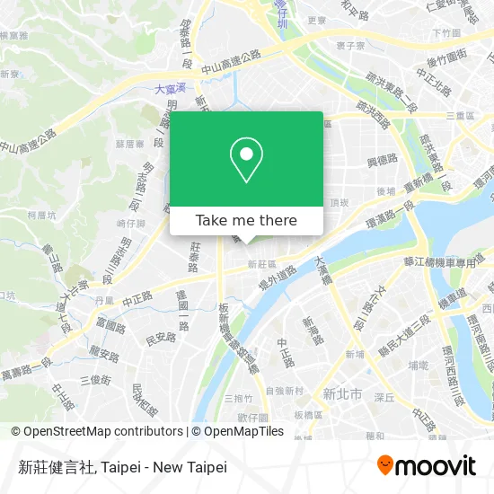 新莊健言社 map