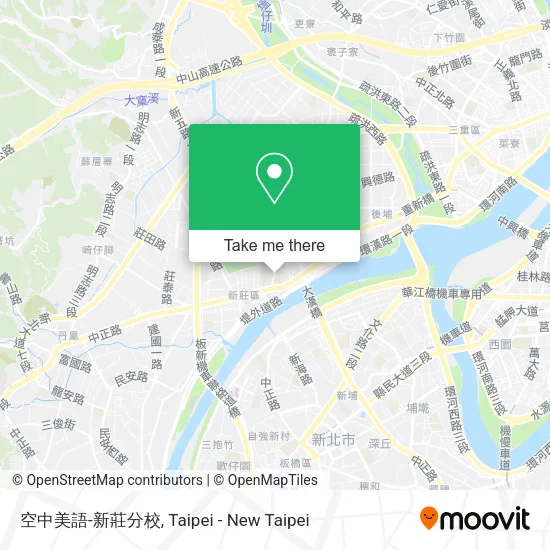 空中美語-新莊分校地圖