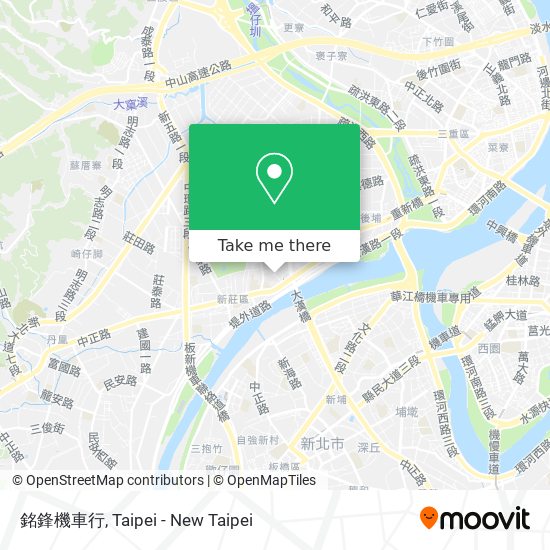 銘鋒機車行地圖