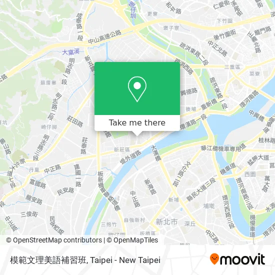 模範文理美語補習班 map
