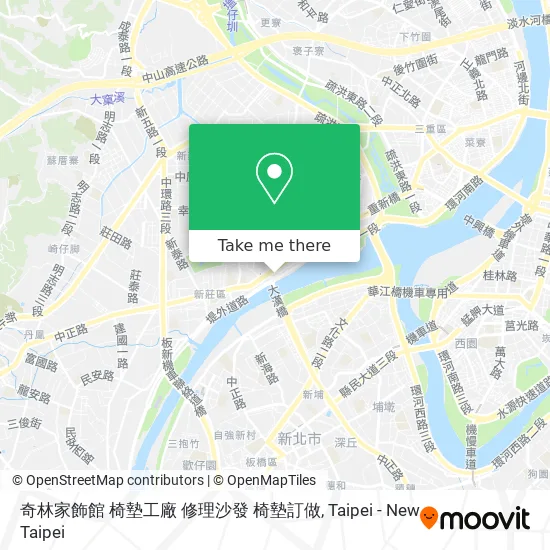 奇林家飾館 椅墊工廠 修理沙發 椅墊訂做 map