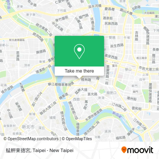 艋舺東德宮地圖