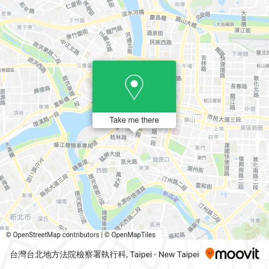 台灣台北地方法院檢察署執行科 map