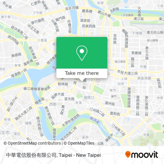 中華電信股份有限公司 map