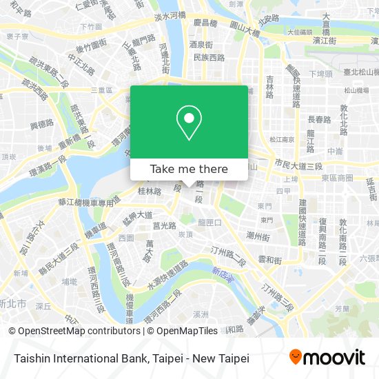 Taishin International Bank map