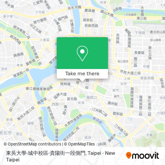 東吳大學-城中校區-貴陽街一段側門 map