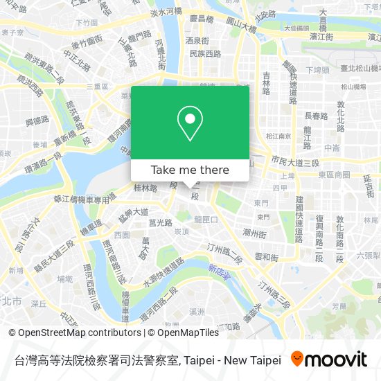 台灣高等法院檢察署司法警察室 map