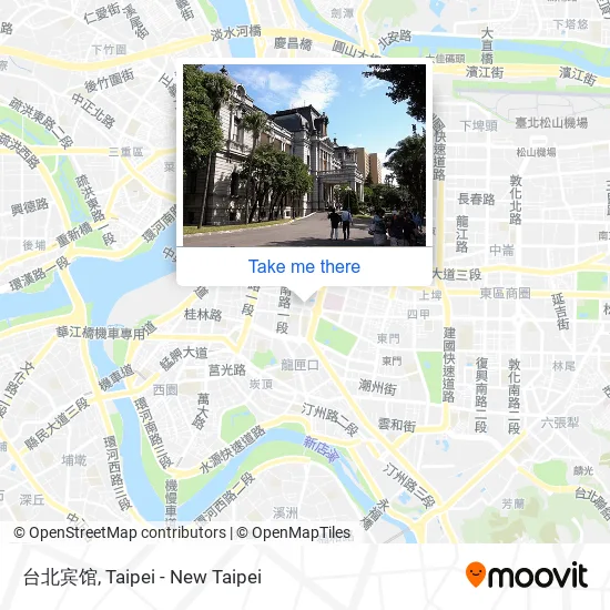 台北宾馆 map