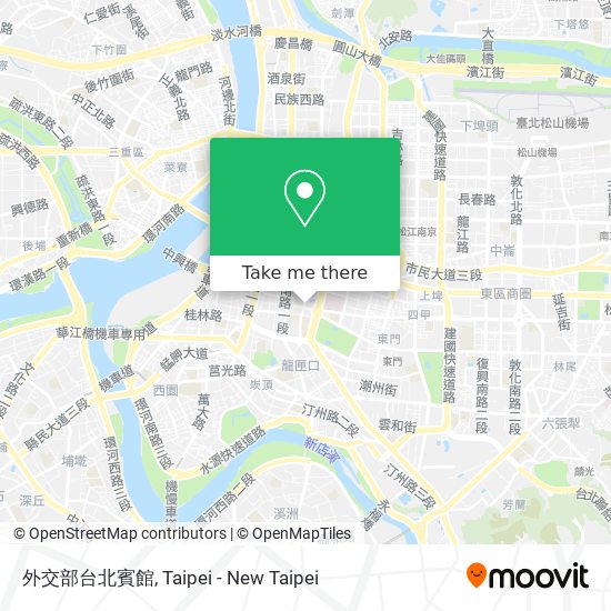 外交部台北賓館地圖