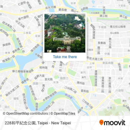 228和平紀念公園 map