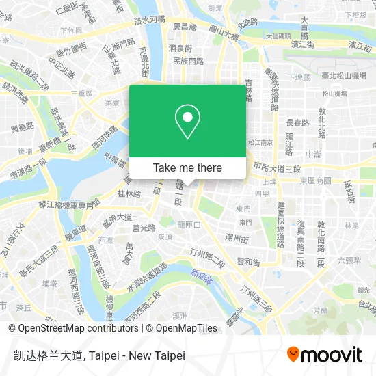 凯达格兰大道地圖