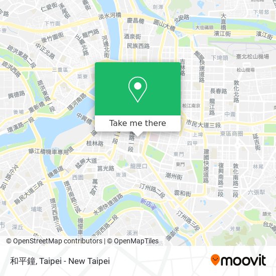 和平鐘地圖