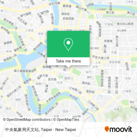 中央氣象局天文站 map
