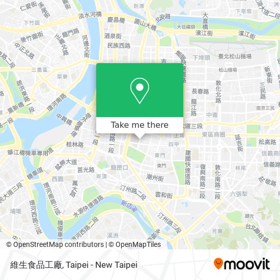 維生食品工廠 map