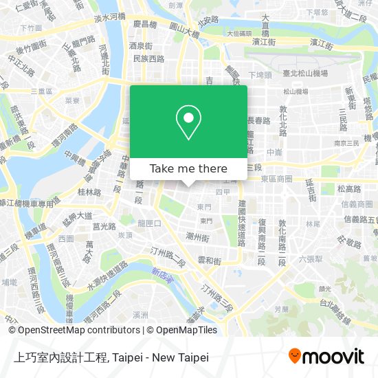 上巧室內設計工程 map