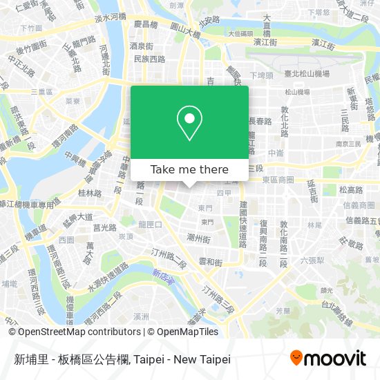 新埔里 - 板橋區公告欄 map