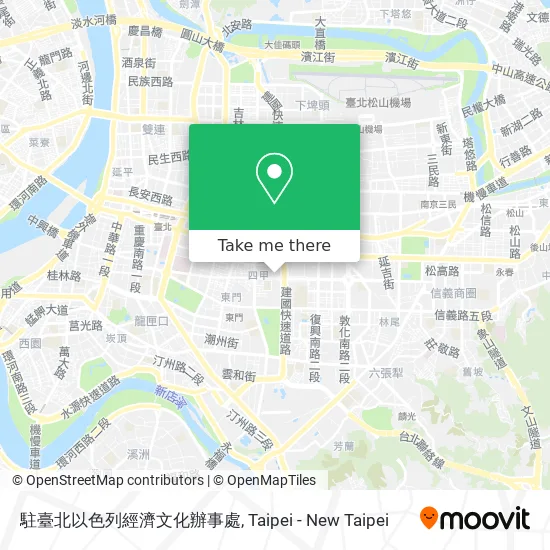 駐臺北以色列經濟文化辦事處 map
