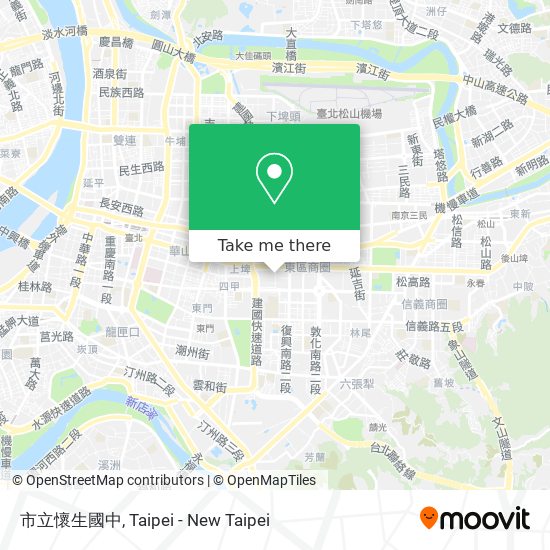 市立懷生國中 map