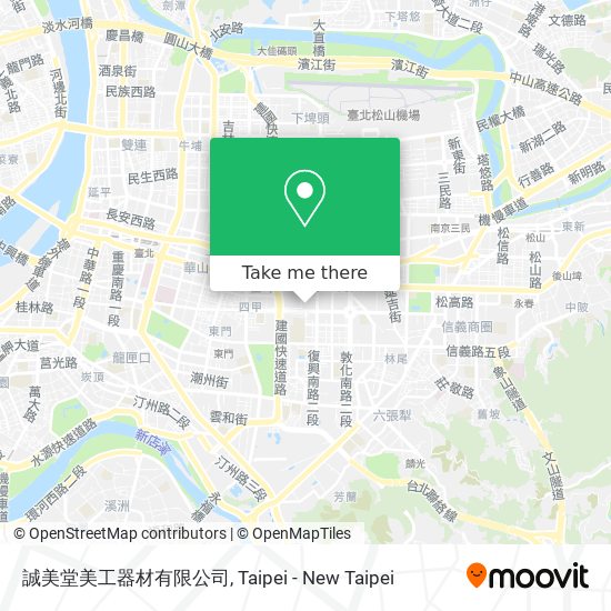 誠美堂美工器材有限公司 map