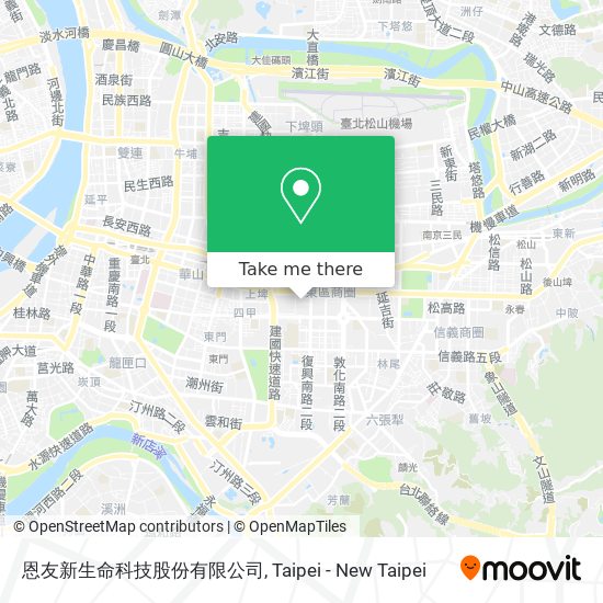 恩友新生命科技股份有限公司 map