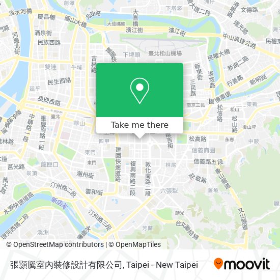 張顥騰室內裝修設計有限公司 map