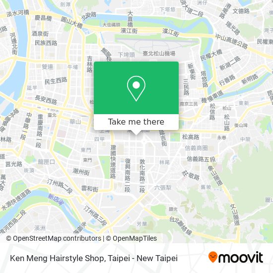 Ken Meng Hairstyle Shop map